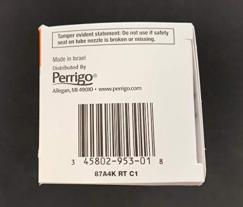 Perrigo Diclofenaco 1% gel con etiqueta clara de ingredientes.