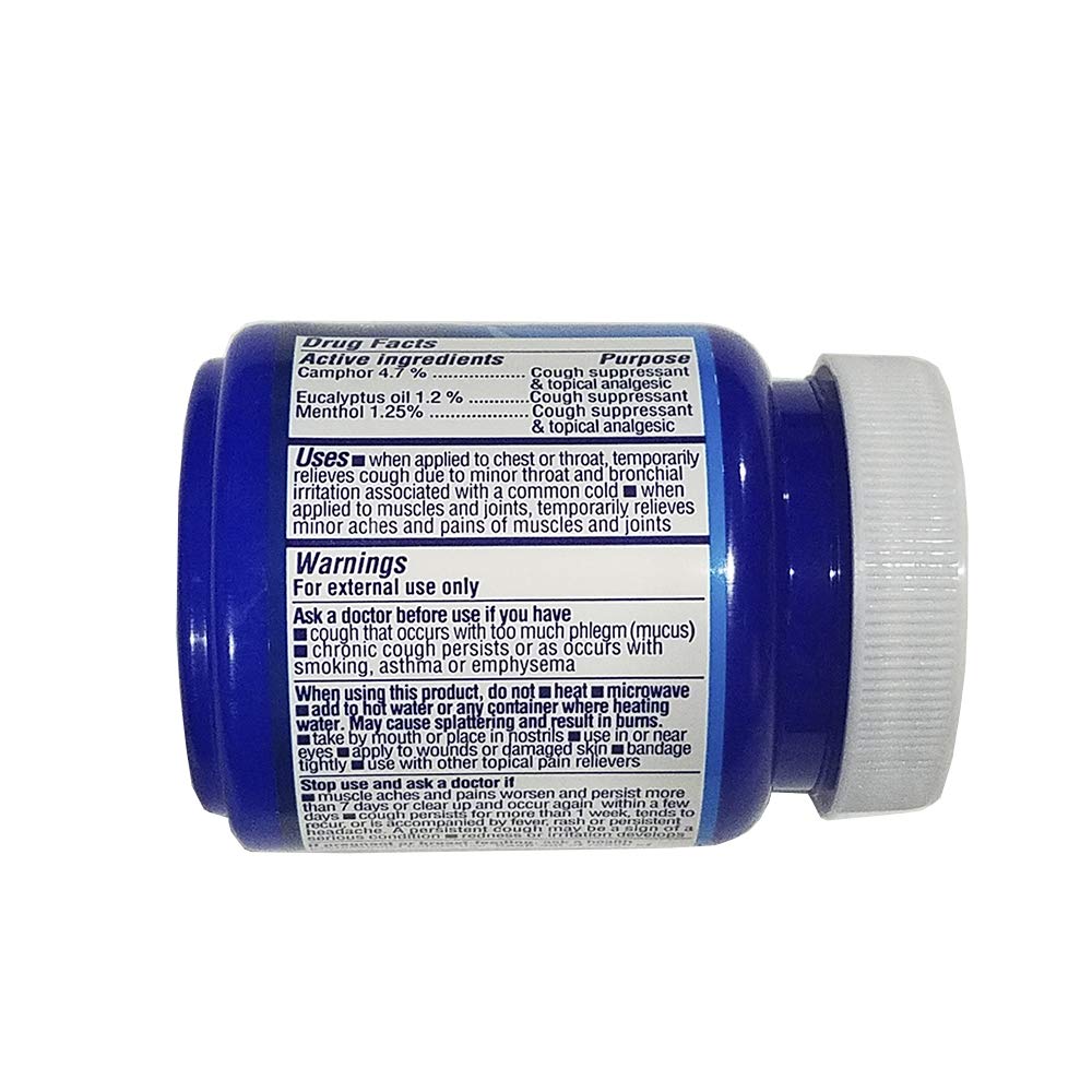 Envase abierto de Personal Care Prod mostrando el ungüento tibio.