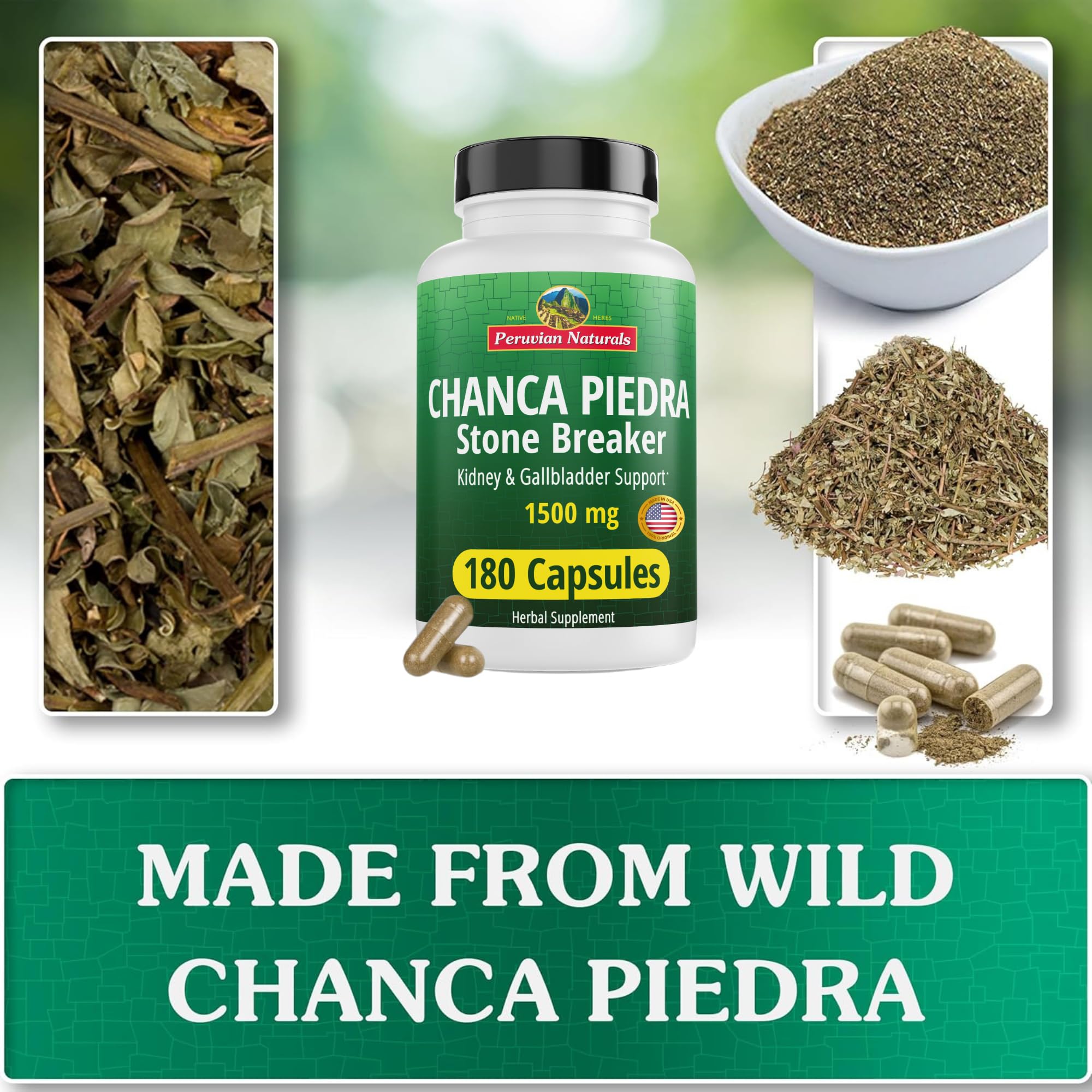 Uso diario de cápsulas Peruvian Naturals Chanca Piedra en mesa diaria.