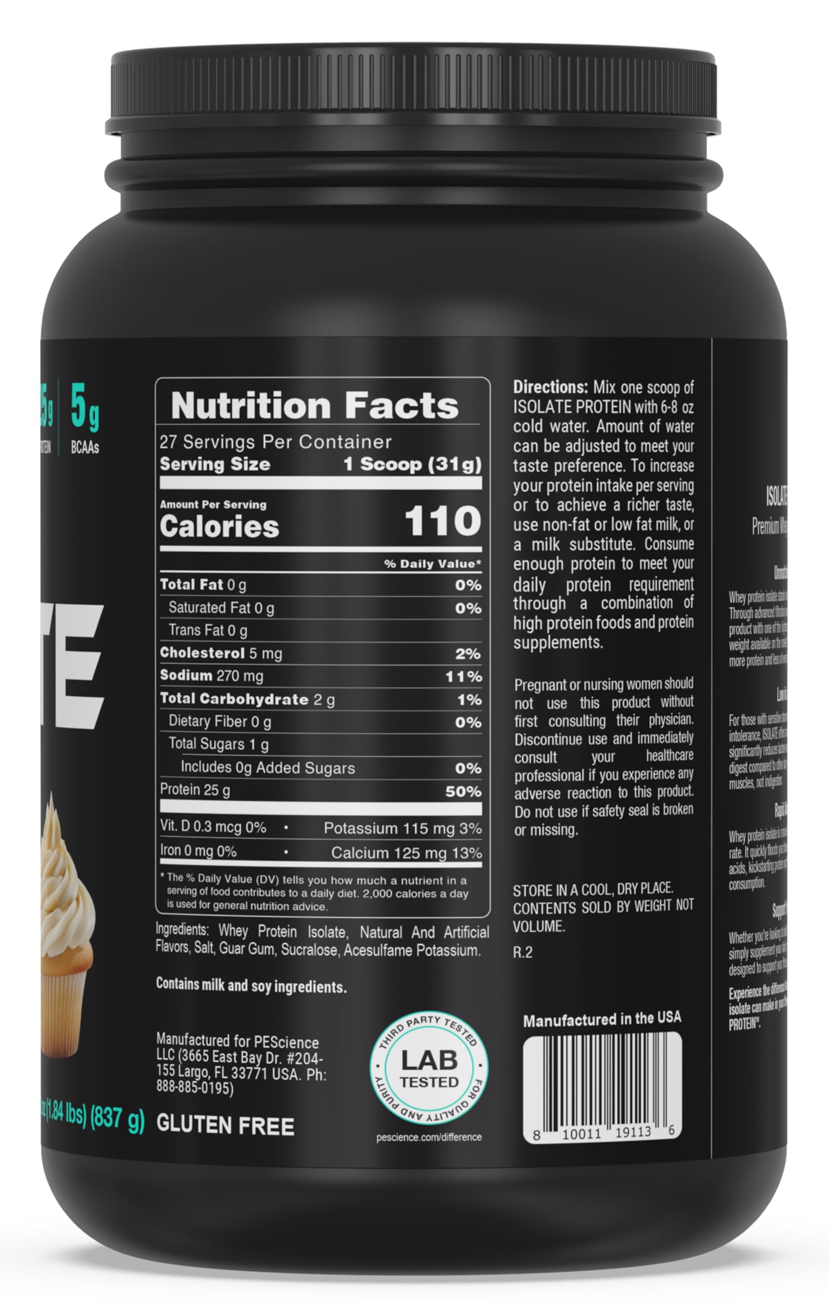 PEScience aislado post-entrenamiento para recuperación
