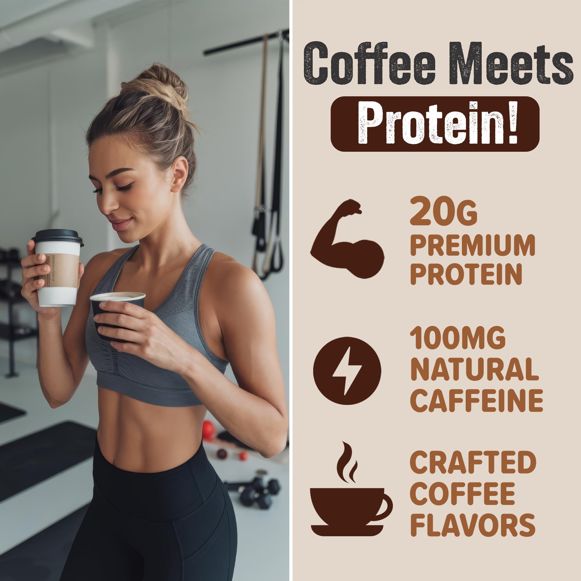 PEScience Select Cafe proteina de cafe para licuadora, textura suave