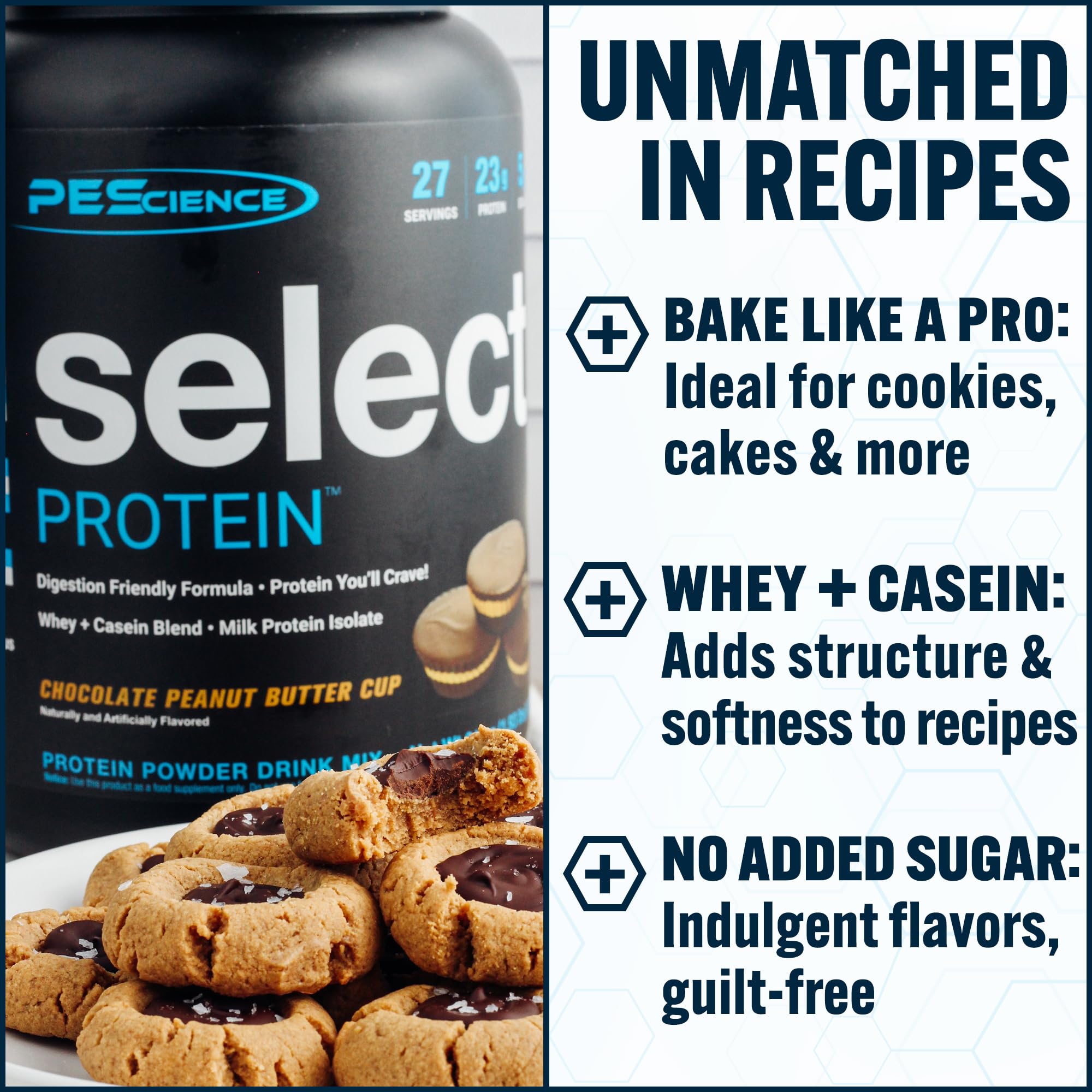 PEScience Select Proteína 23 g por porción para entrenamientos