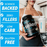 PEScience Select Protein cucharamezcla, ideal para batidos en cualquier momento.
