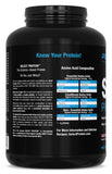 Envase de PEScience Select Protein con etiqueta clara y detalles de calidad