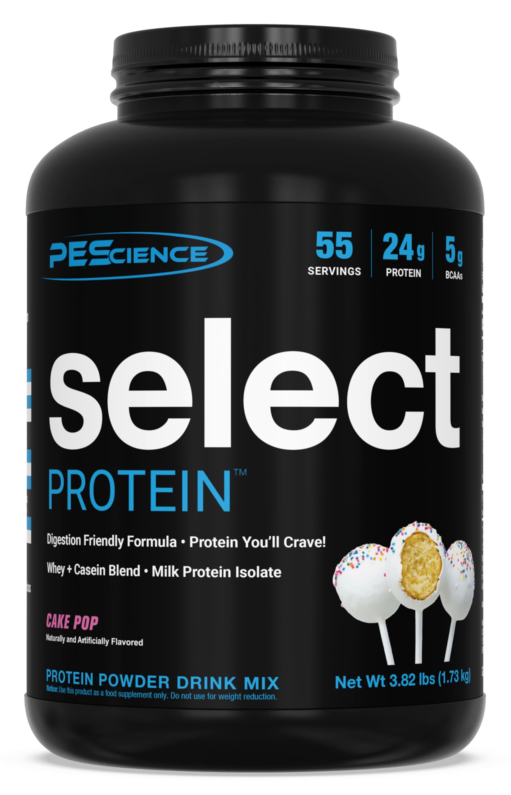 PEScience Select Protein polvo sabor pastel vainilla para batidos proteicos