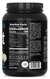 PEScience Select Protein polvo derramando con cuchara, para textura suave al batido.