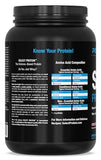Lata de PEScience Select Protein Powder lista para un día activo