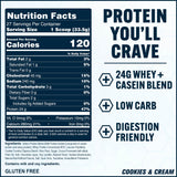 PEScience Select Protein, sabor galletas y crema, ideal para un snack rico en proteína.