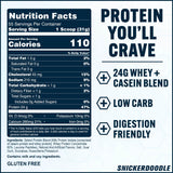 PEScience Select Protein en taza medidora, preparación rápida y conveniente.