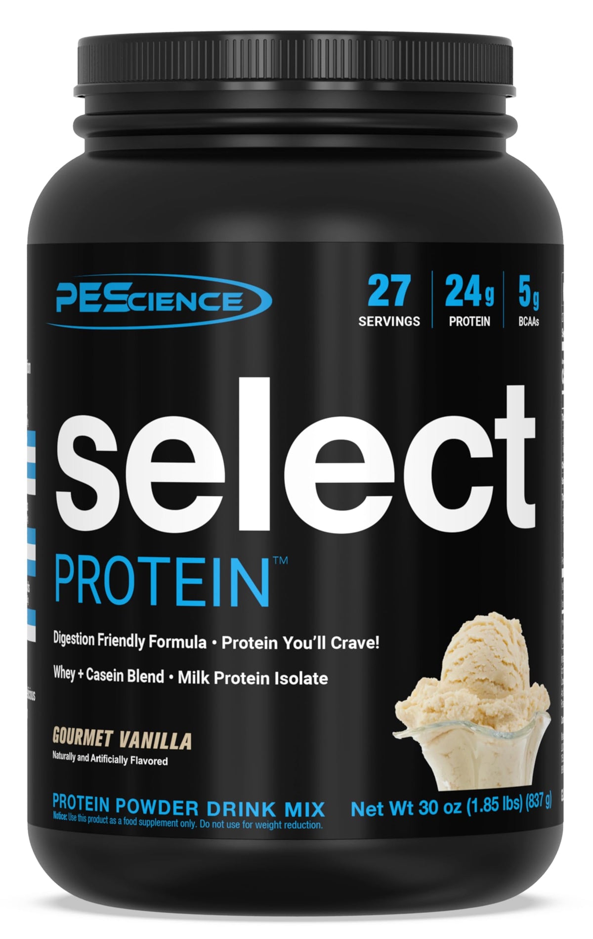 PEScience Select: cuchara de proteína para batidos altos en proteína
