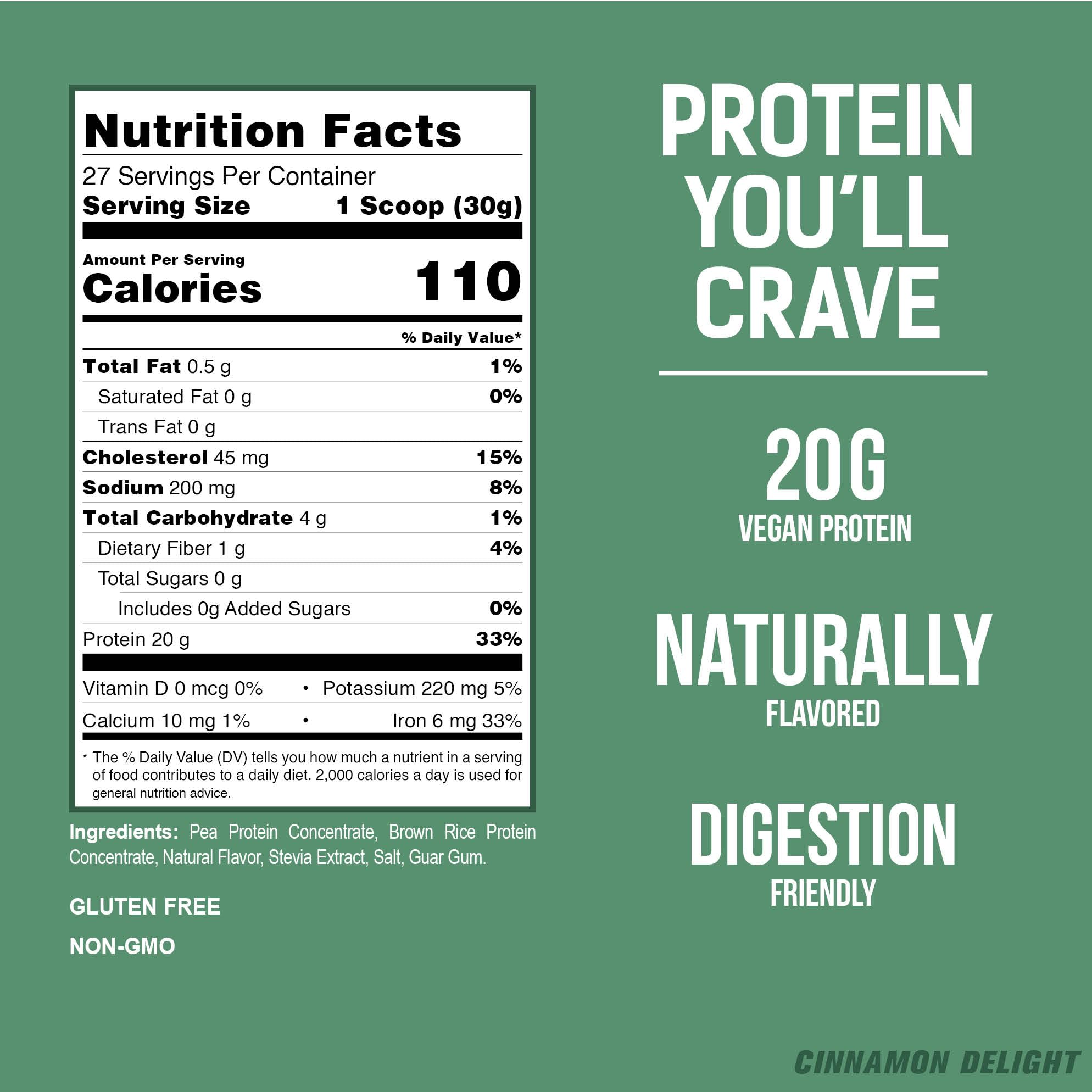 PEScience Select Vegan Protein Powder, libre de lácteos para dietas sin lactosa.