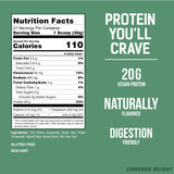 PEScience Select Vegan Protein Powder, libre de lácteos para dietas sin lactosa.