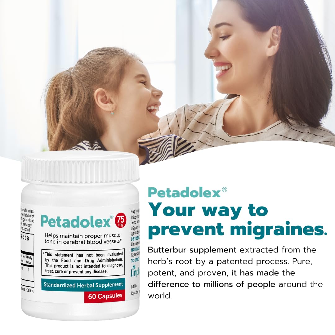 Cápsulas de Petadolex de 75 mg para consumo diario