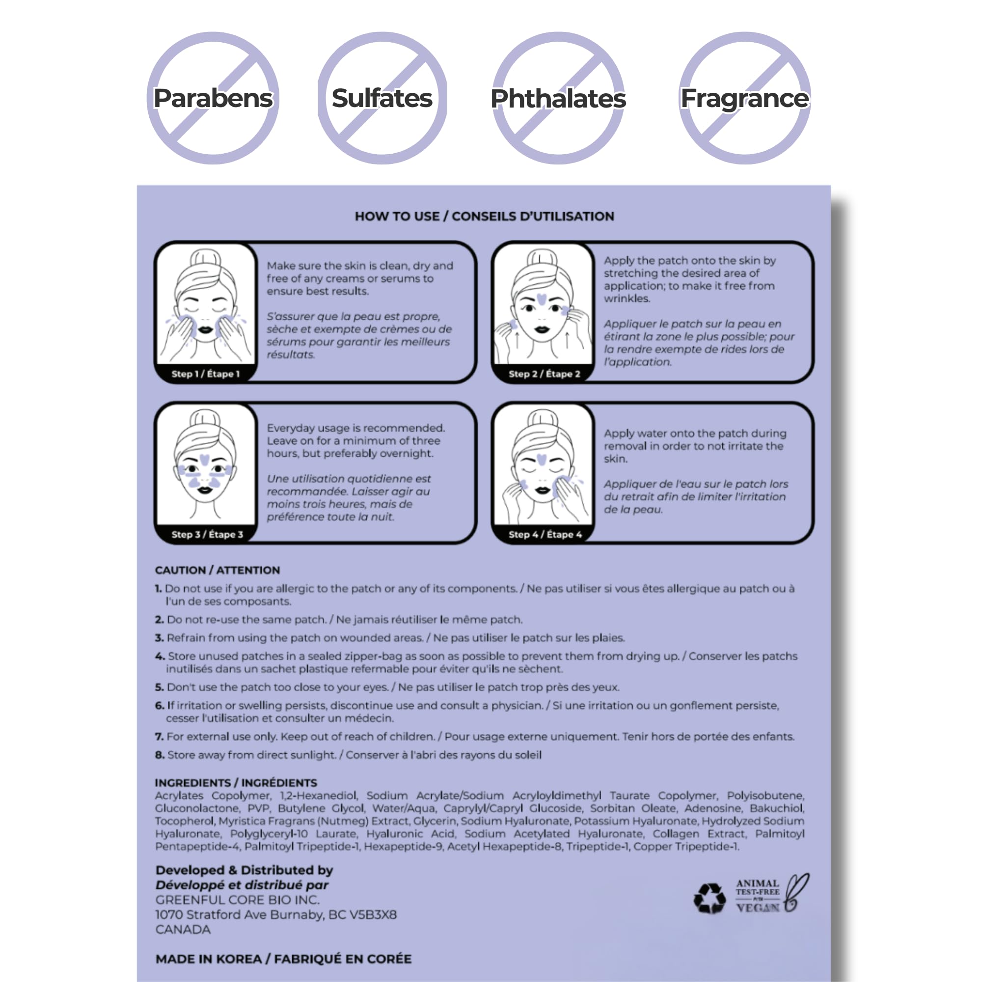 PETITE PLUIE empaque de viaje, higiene y conveniencia en un práctico formato