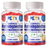Pets Purest gominolas de ashwagandha 120 unidades, envase compacto para viajar