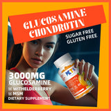 Ingredientes clave: glucosamina, condroitina y MSM en gomitas de Pets Purest