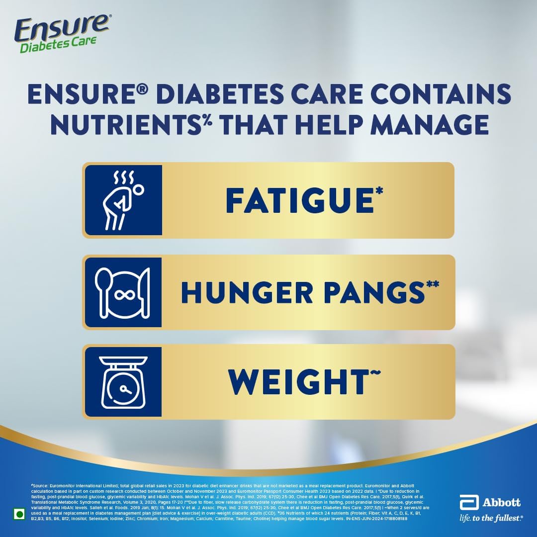 Mezcla Ensure Diabetes Care en bebidas frías o calientes para una bebida suave