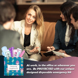 pH Advantage bolsa de viaje reutilizable, organiza el kit menstrual.