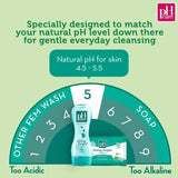 ph care cuidado área íntima: producto suave para piel sensible.