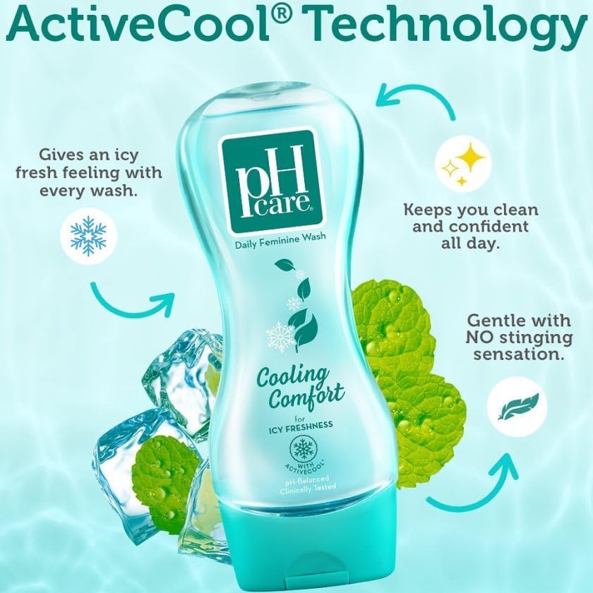 ph care lavado íntimo viento frío aplicación: sensación fresca al aplicar.
