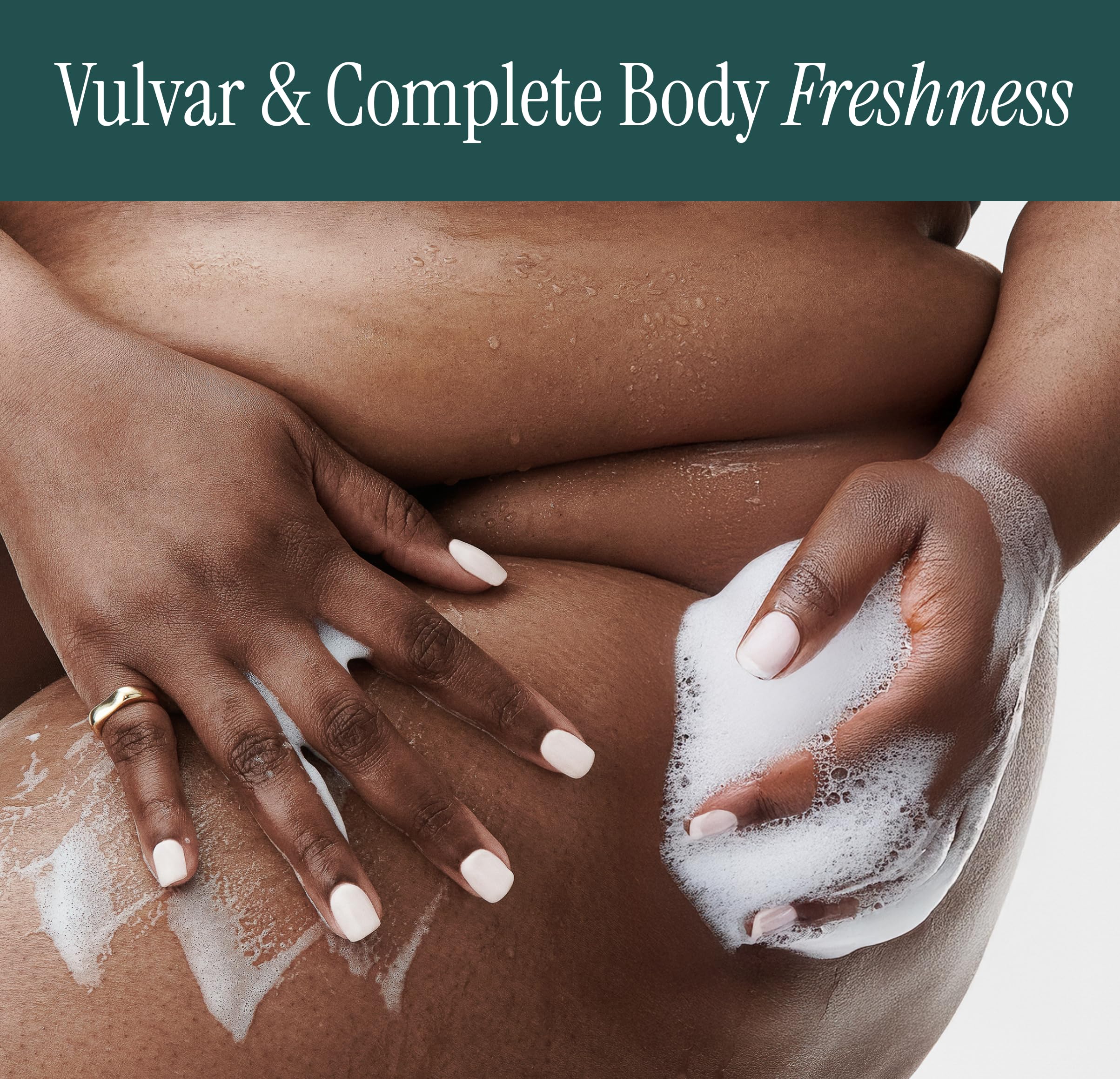 pH-D equilibrio de pH vulvar para higiene externa suave.