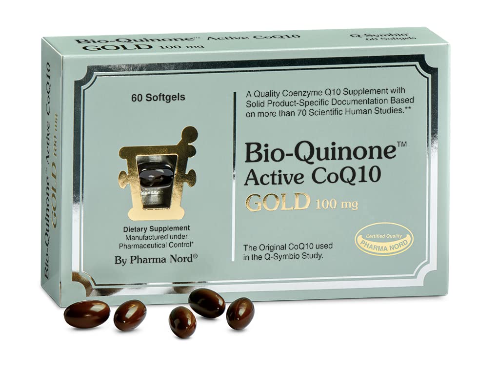 Pharma Nord Bio-Quinone Gold Coenzima Q10, blíster con aire mantiene la cápsula activa y fresca.