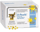 Pharma Nord D-Pearl cápsulas pequeñas fáciles de tragar para uso diario.