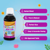 PHARMADEL Broncolito, etiqueta del frasco destacando ingredientes naturales.