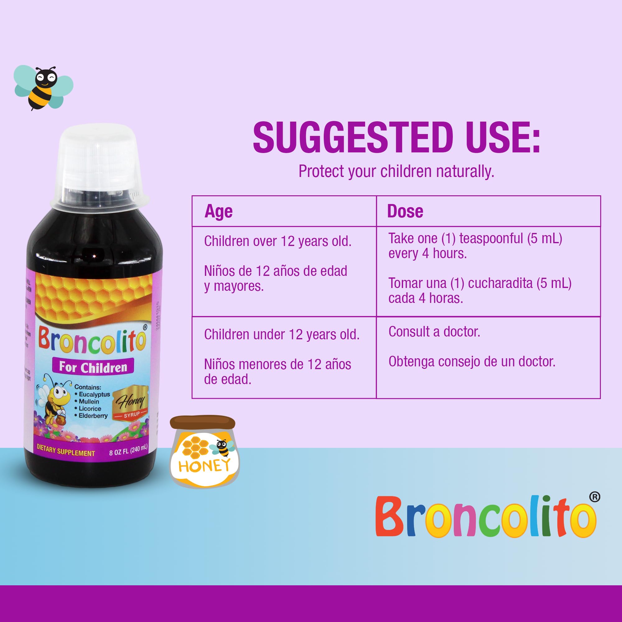 PHARMADEL Broncolito, regaliz como ingrediente suave al paladar.