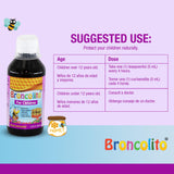 PHARMADEL Broncolito, regaliz como ingrediente suave al paladar.