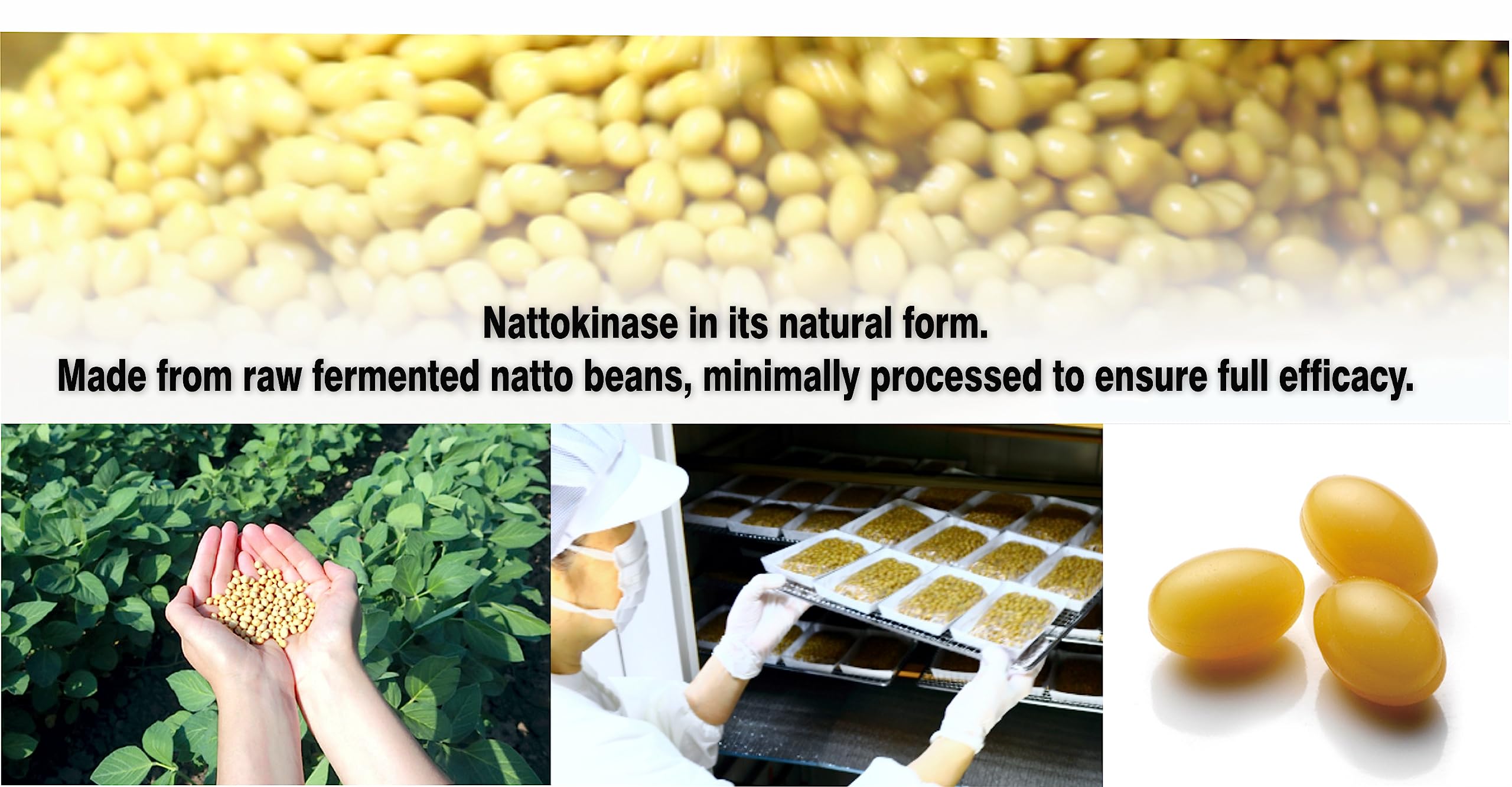 PHARMAKON nattokinase, envase transparente, facilidad de uso diario.
