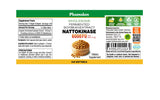 PHARMAKON nattokinase, etiqueta orgánica, ingrediente clave para una dieta consciente.