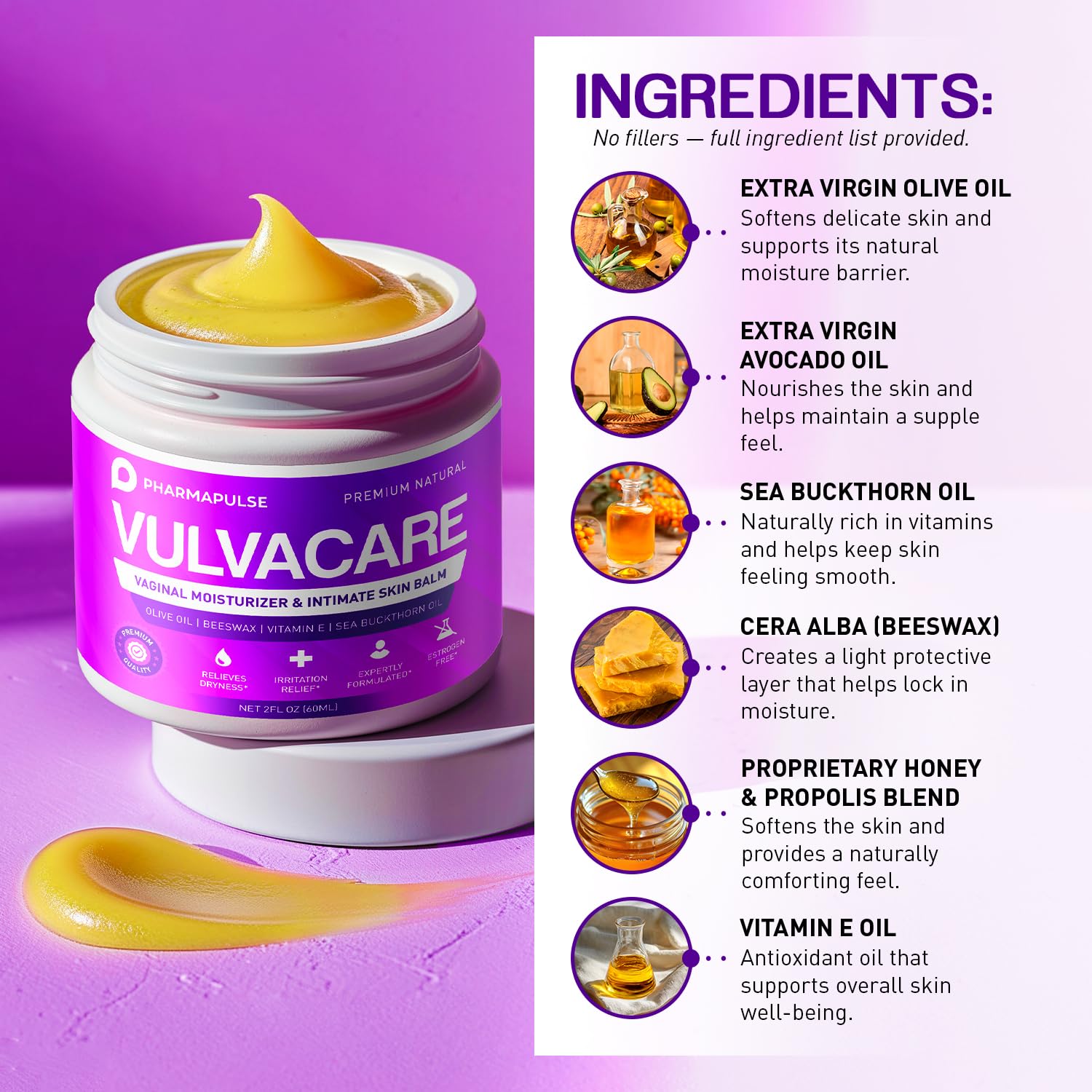 Pharmapulse Aplicacion suave para aliviar la sequedad.