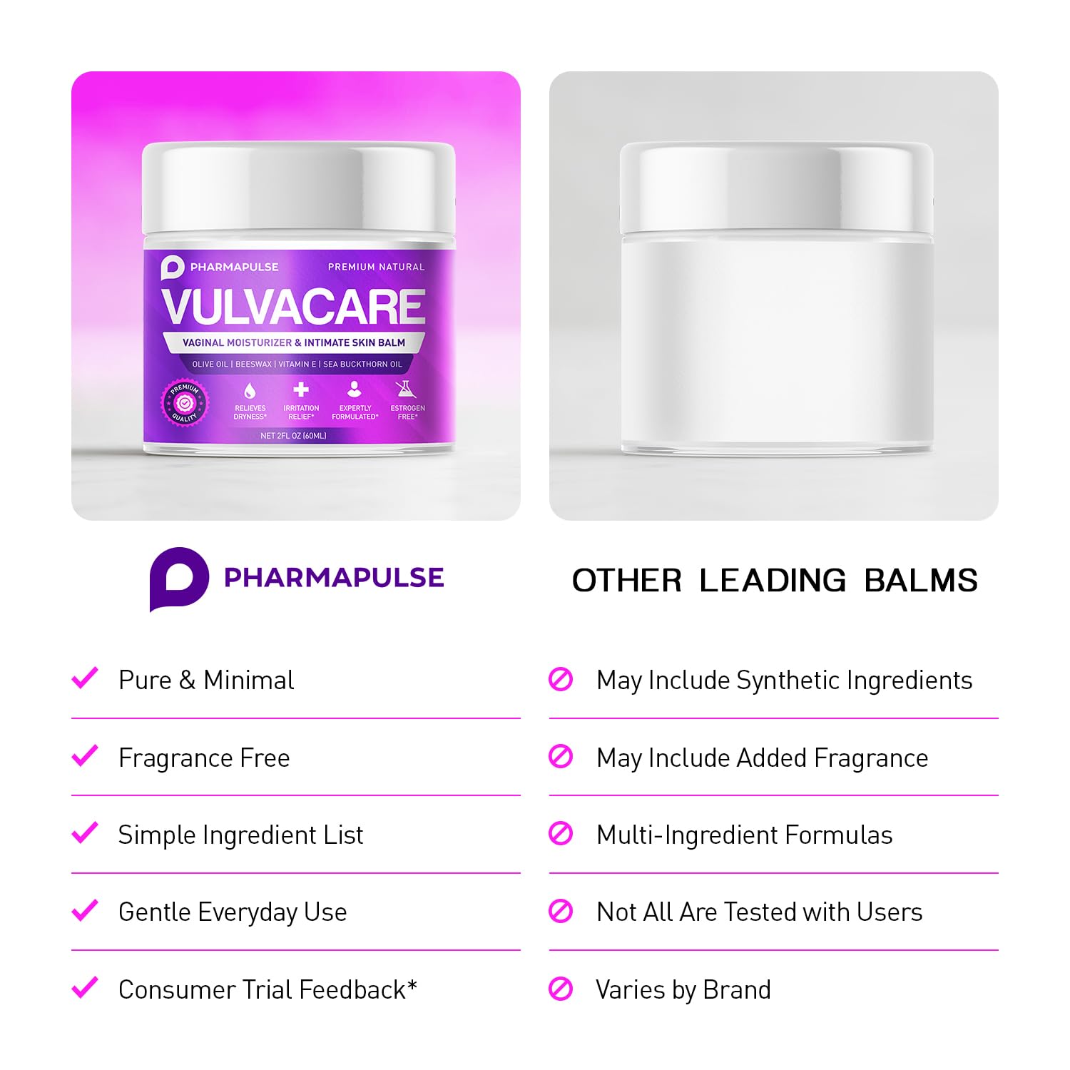 Pharmapulse Cuidado íntimo para piel sensible, fórmula delicada.