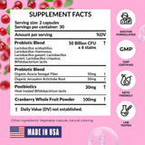 PharmaSupps probiótico femenino: bienestar general y confort íntimo.