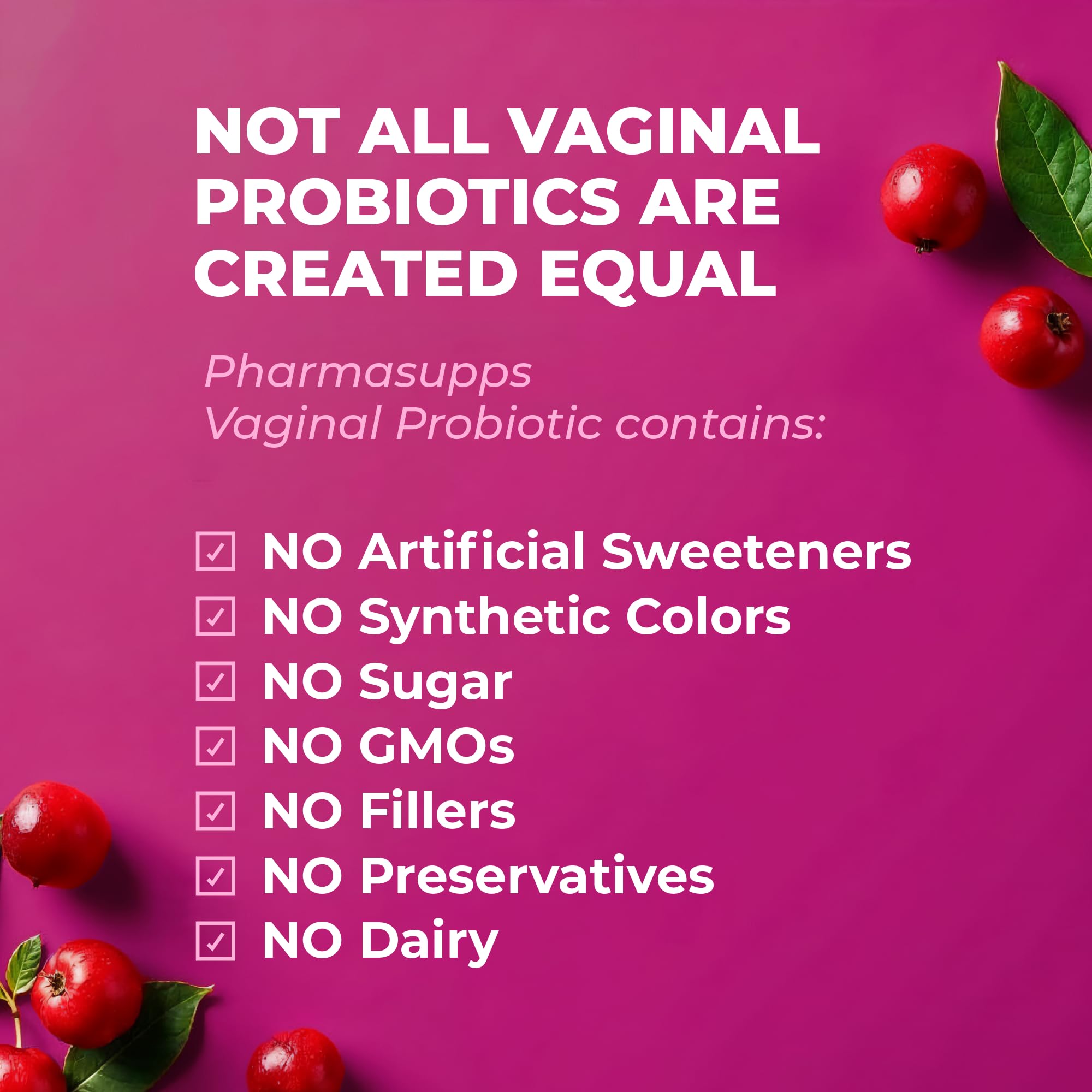 PharmaSupps probiótico femenino: cuidado íntimo completo para comodidad diaria.