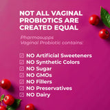 PharmaSupps probiótico femenino: cuidado íntimo completo para comodidad diaria.