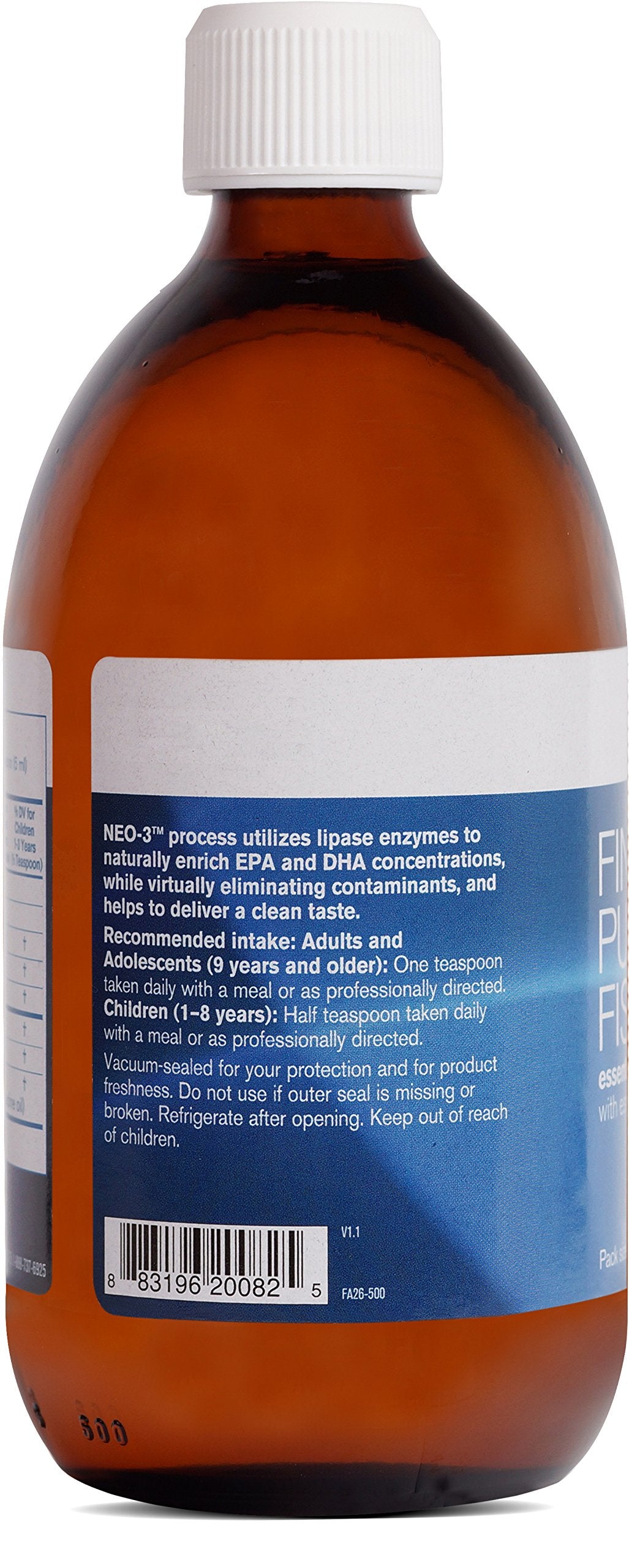 Pharmax aceite de pescado con naranja, gotero para dosificación, opción para incorporar en comidas.