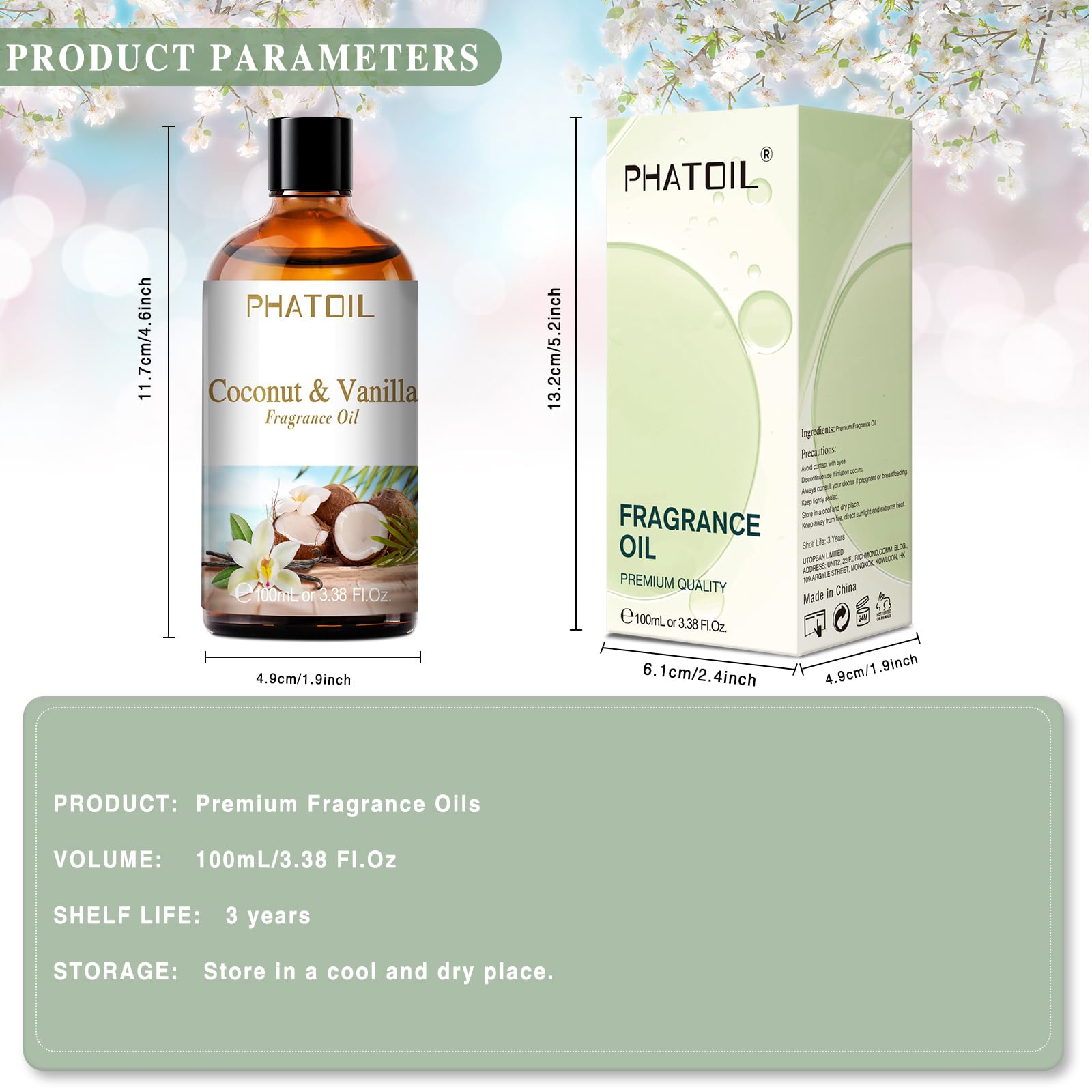 PHATOIL Ambiente: rocía en el hogar para un ambiente agradable y perfumado