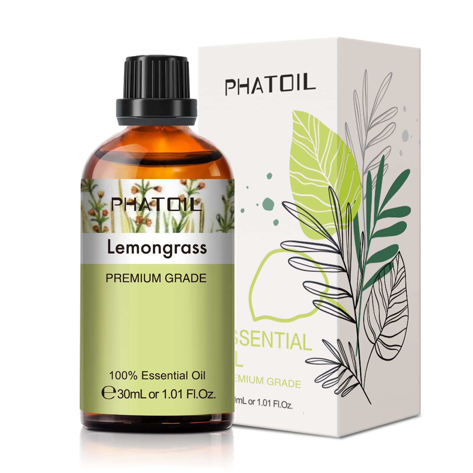 PHATOIL citronela, botella con cuentagotas para dosificar el aroma en casa.