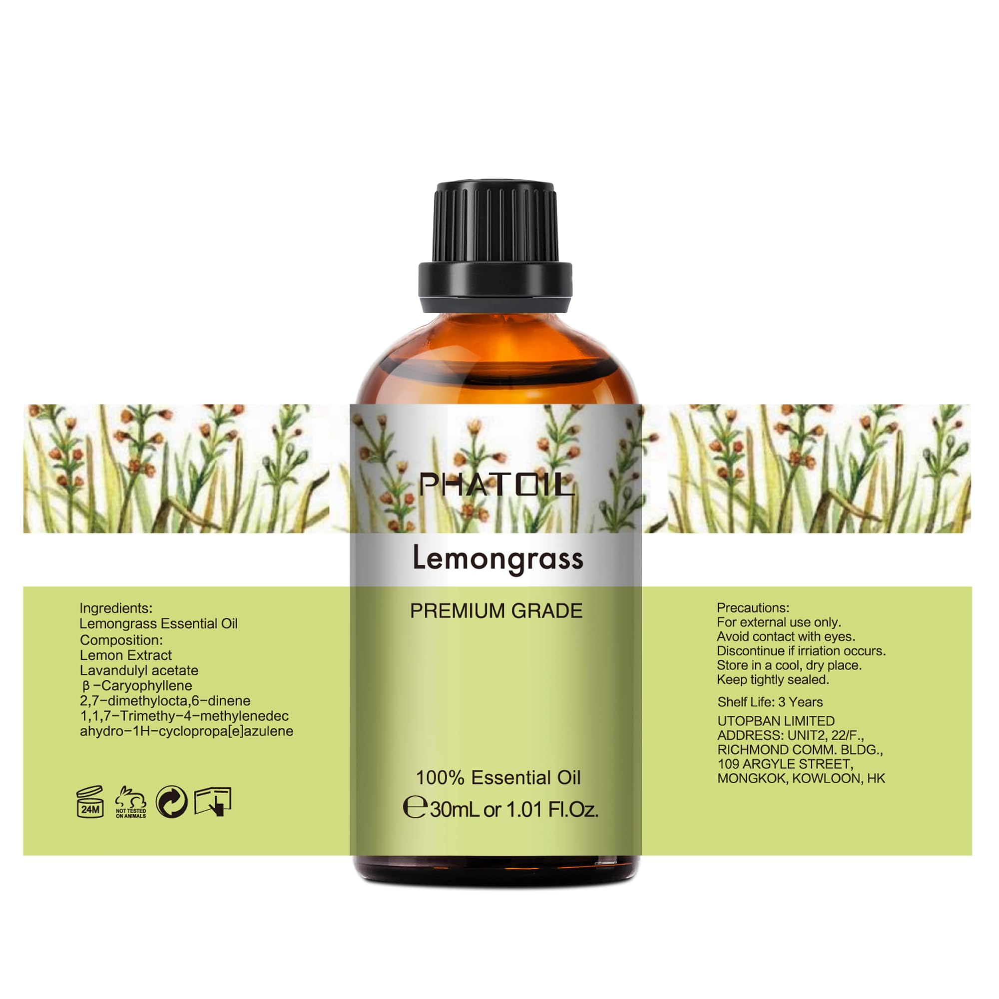 PHATOIL citronela, regalo ideal para aficionados a la aromaterapia.