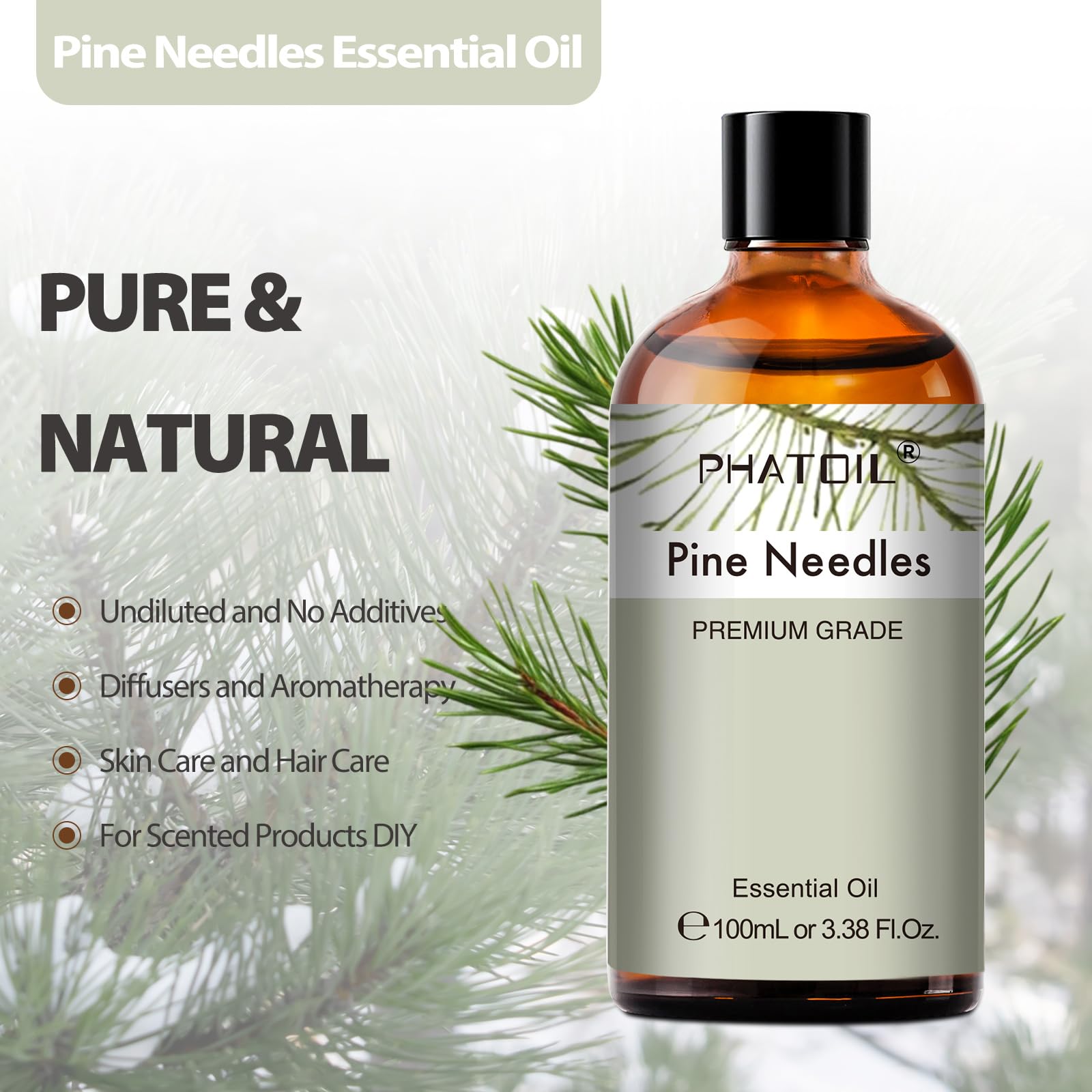 PHATOIL difusor de pino, aroma fresco para espacios.
