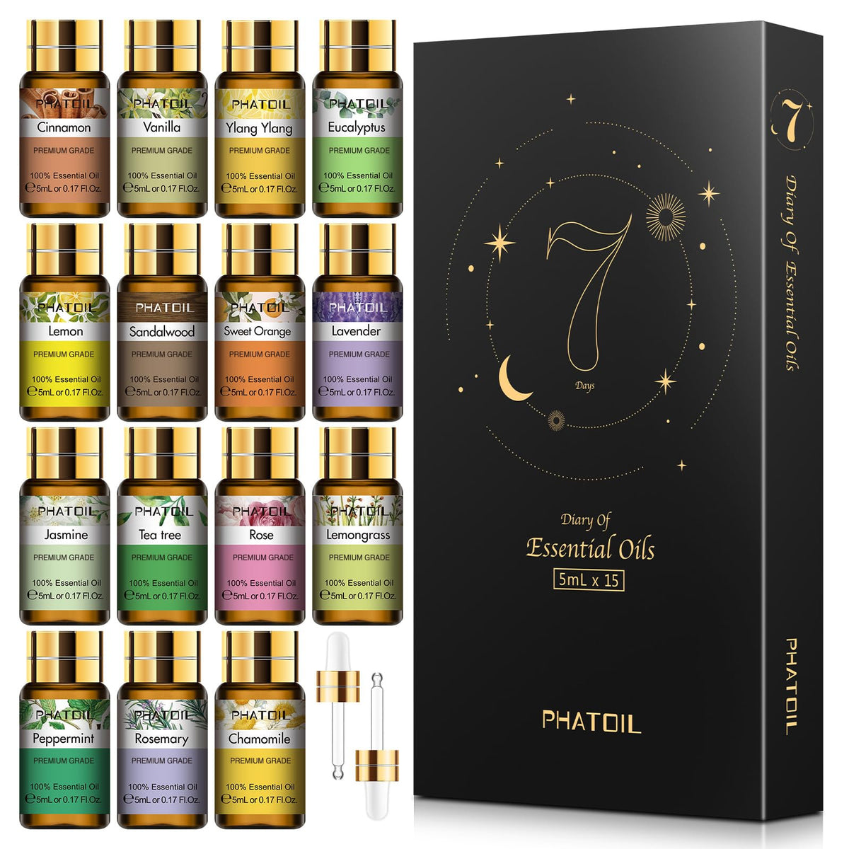PHATOIL lavanda frasco: aroma relajante para difusor en casa