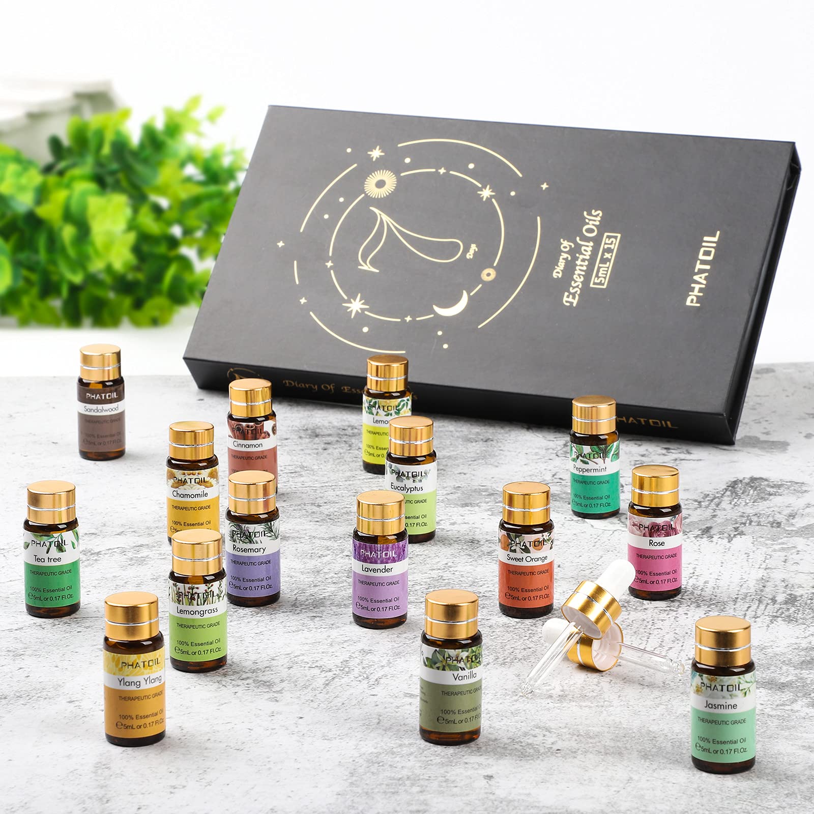 PHATOIL rosa frasco: aroma suave para velas y perfumes caseros