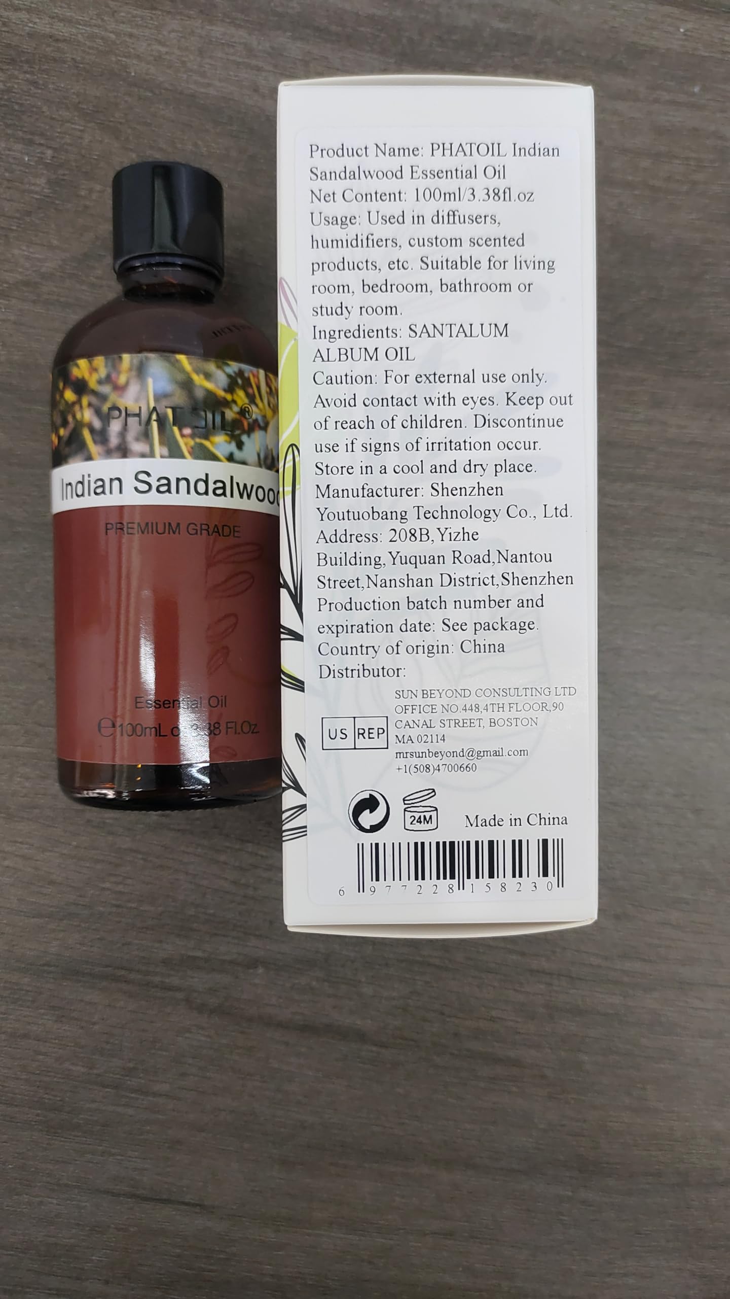 PHATOIL Sándalo Indio, uso casero para proyectos hogareños