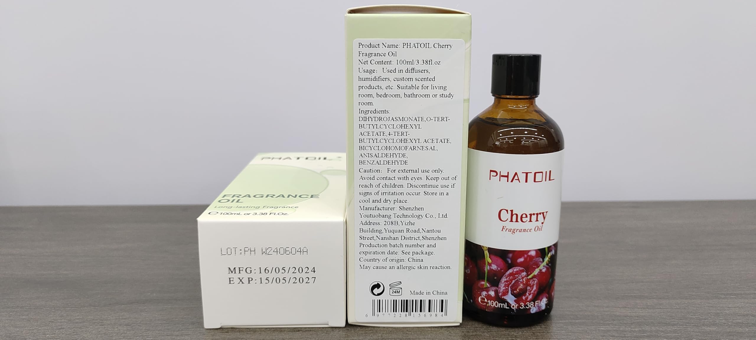 PHATOIL aroma duradero para crear momentos de relajación y bienestar.