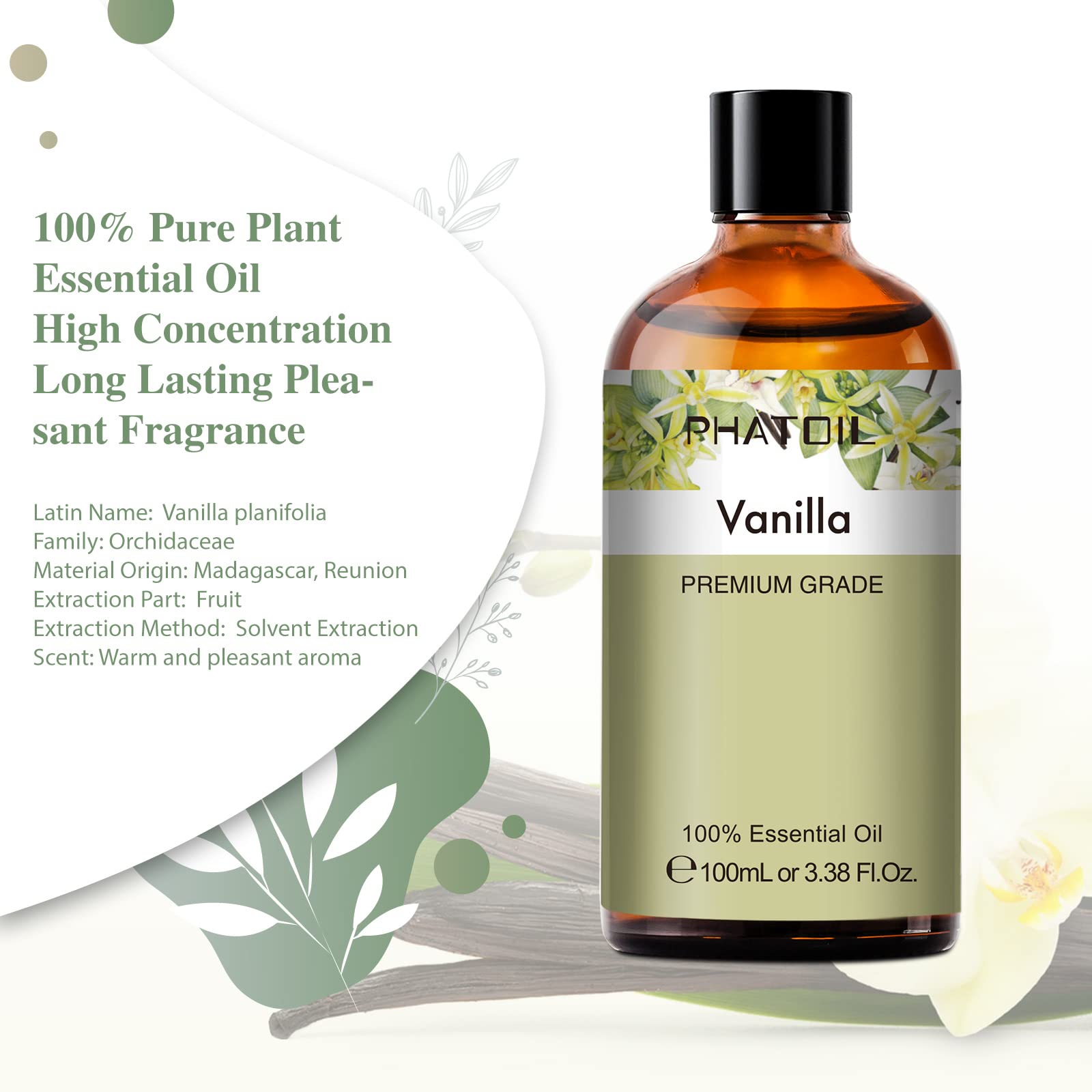Aroma dulce de Vanilla PHATOIL para ambiente.
