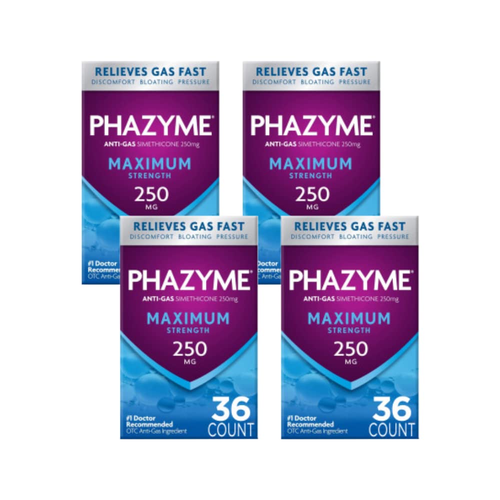 Phazyme: botella con alivio rápido de gas y hinchazón