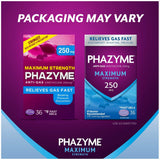 Phazyme comprimidos sabor cereza, alivio rápido de gases y acidez