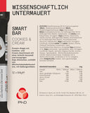 PhD Smart Bar core proteico, aporta proteína para músculos y reparación.